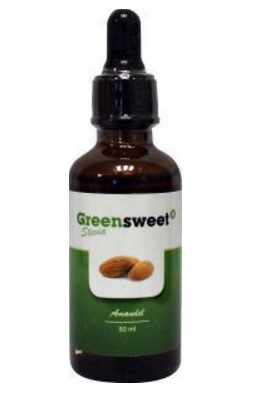 Foto van Greensweet stevia vloeibaar amandel 50ml via drogist