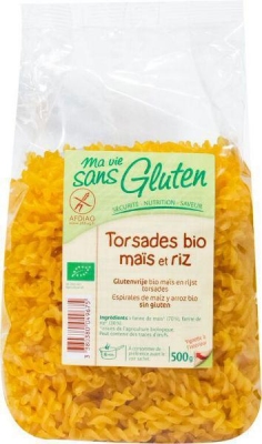 Foto van Ma vie sans rijst/mais spirelli bio - glutenvrij 500g via drogist