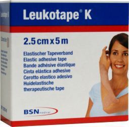 Leukoplast leukotape k 5 m x 2.5 cm huidkleur 1st  drogist