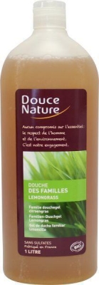 Foto van Douce nature familie douchegel 1000ml via drogist