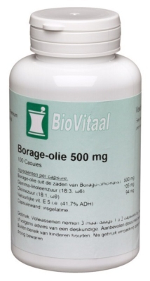 Foto van Biovitaal borage olie 500 120cp via drogist
