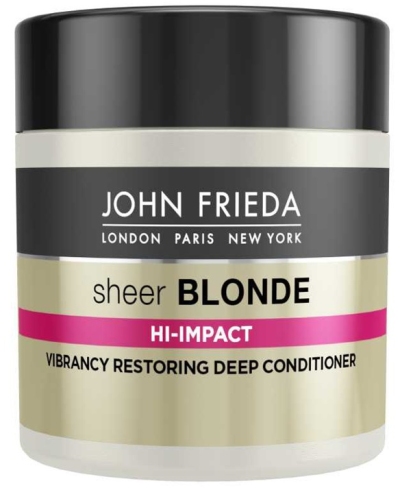 Foto van John frieda sheer blonde hi-impact reviving deep conditioner 150ml via drogist