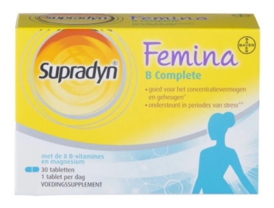 Foto van Supradyn femina b complete 30 tabletten via drogist