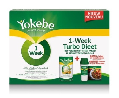 Foto van Yokebe 1 week turbo dieet pakket 1000g via drogist