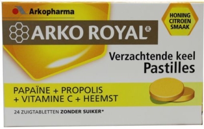 Foto van Arkopharma royal keel pastilles 24st via drogist