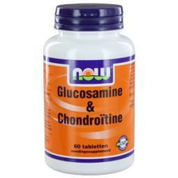 Foto van Now glucosamine & chondroitine 60tab via drogist