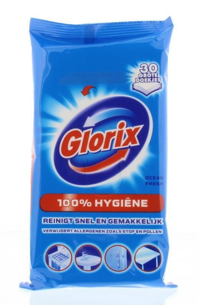 Foto van Glorix hygienische doekjes normaal navul 30st via drogist