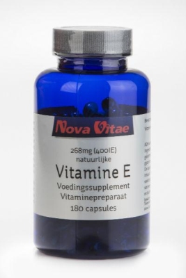 Foto van Nova vitae vitamine e 400iu 180cap via drogist