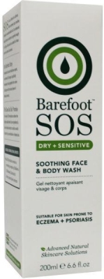Foto van Barefoot bodywash gezicht body 200 ml via drogist