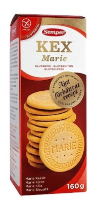 Foto van Semper soft glutenvrije koek mariakoekjes 160gr via drogist