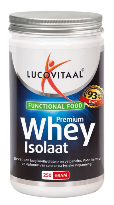 Foto van Lucovitaal funtional food whey isolaat 250gr via drogist