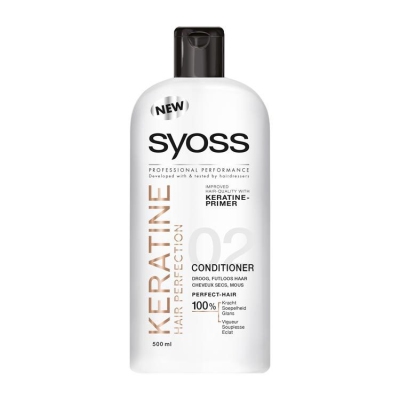 Foto van Syoss conditioner keratine hair perfection 500ml via drogist