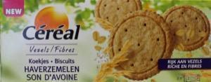 Cereal koekjes haverzemelen 144g  drogist