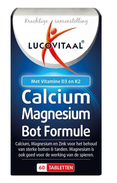 Lucovitaal calcium magnesium bot formule 60 tabletten  drogist