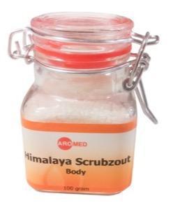 Foto van Aromed scrubzout himalaya pot 100g via drogist