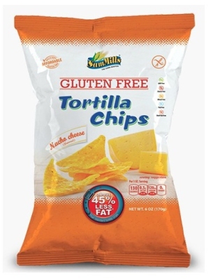 Sam mills tortilla chips nacho 125gr  drogist