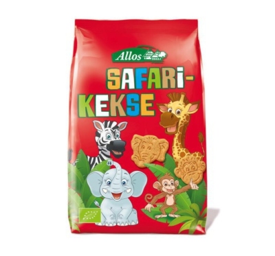 Foto van Allos safari koekjes 12 x 150g via drogist