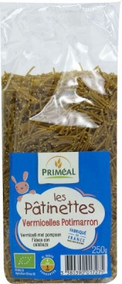 Foto van Primeal vermicelli pompoen 250g via drogist