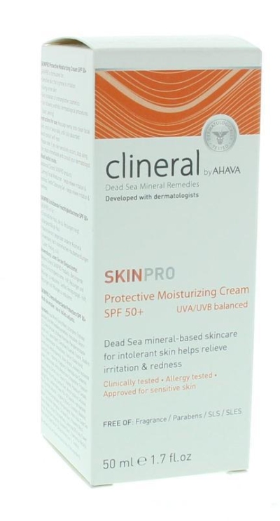 Foto van Ahava clineral skinpro protective moisturiser spf 50 50ml via drogist