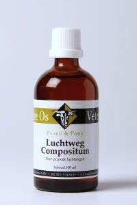 Foto van Groene os luchtweg compositum paard/pony 100ml via drogist