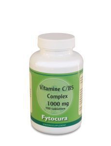 Foto van Fytocura vitamine c b5 complex 100tab via drogist