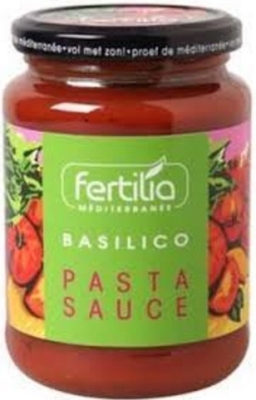Foto van Fertilia pastasaus basilico 350g via drogist