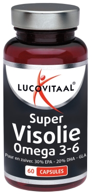 Foto van Lucovitaal super visolie omega 3-6 60cap via drogist