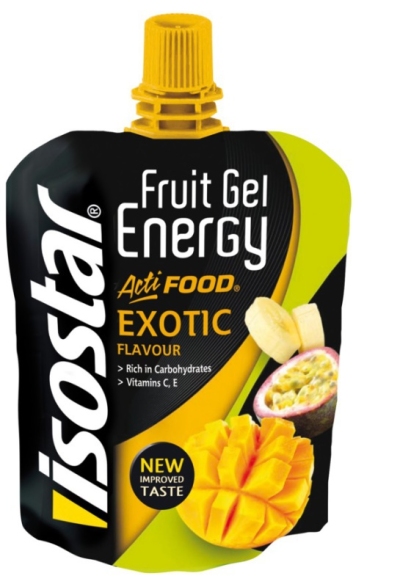 Foto van Isostar sportvoeding actifood exotic 8 x 90g via drogist