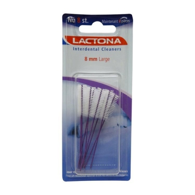 Lactona interdental cleaner l 8.0 mm 8st  drogist