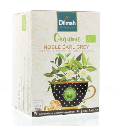 Foto van Dilmah thee earl grey noble 20st via drogist