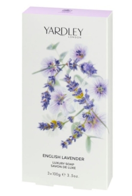 Foto van Yardley english lavender luxe zeep 3x100g via drogist