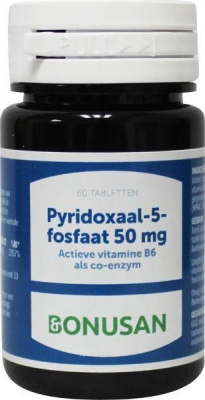 Foto van Bonusan pyridoxaal 5 fosfaat 50 mg 60tabl via drogist