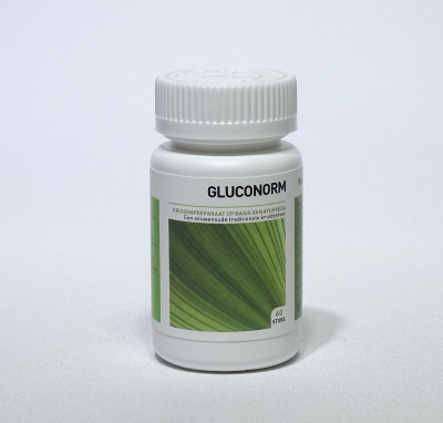 Foto van Ayurveda health gluconorm 500mg 60 tabletten via drogist