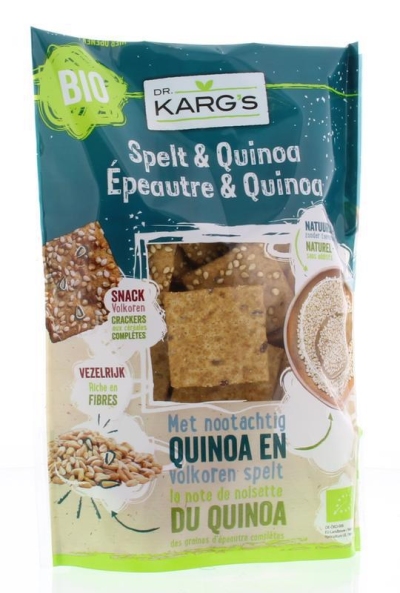 Foto van Dr karg spelt en quinoa snack 10 x 110g via drogist