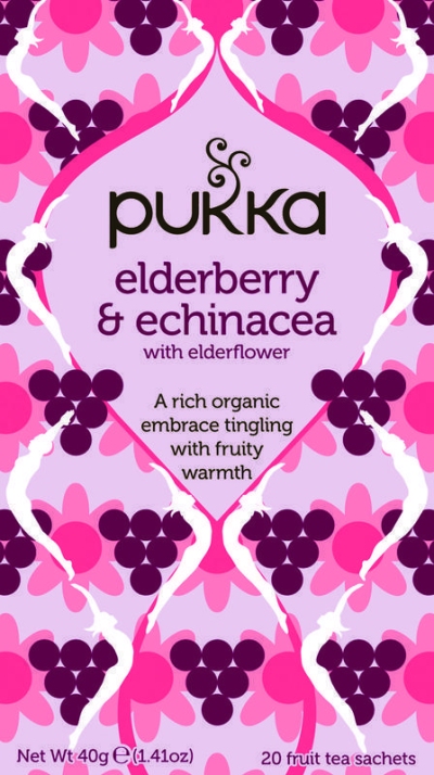 Foto van Pukka thee elderberry echinacusda 20zk via drogist