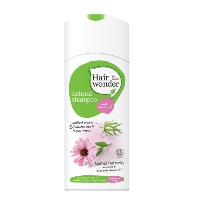 Foto van Hairwonder natural shampoo anti-roos 200ml via drogist