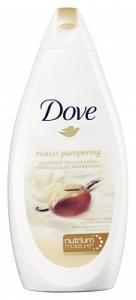Foto van Dove shower purely pampering sheaboter & vanille 250ml via drogist