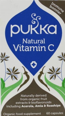 Foto van Pukka natural vitamin c 60cap via drogist