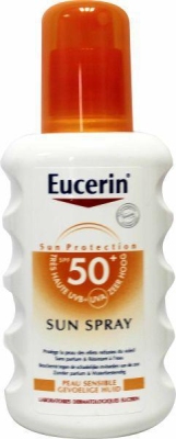 Foto van Eucerin zonnebrand spray spf50+ 200ml via drogist