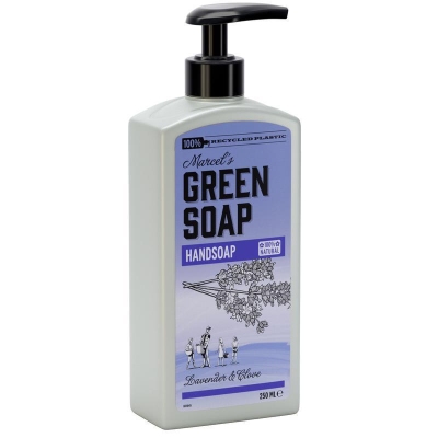 Foto van Marcels green soap handzeep lavendel & kruidnagel 250ml via drogist