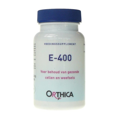 Foto van Orthica vitamine e 400 60sft via drogist