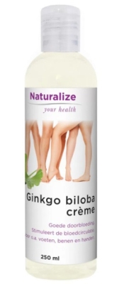 Foto van Naturalize ginkgo biloba crème 250ml via drogist