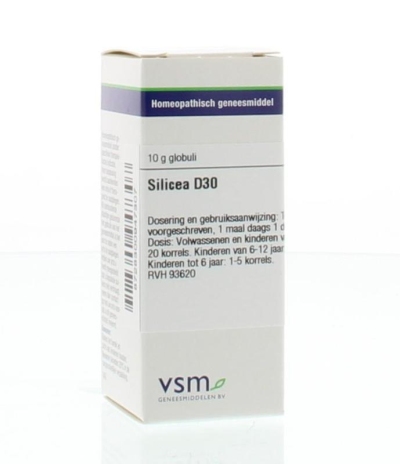 Foto van Vsm silicea d30 10g via drogist