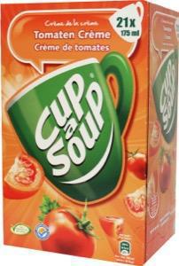 Foto van Cup a soup tomaten creme soep 21zk via drogist