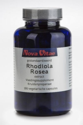 Foto van Nova vitae rhodiola rosea extract 180tab via drogist