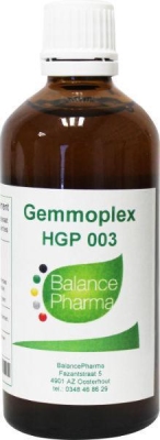 Foto van Balance pharma gemmoplex hgp003 galblaas 100ml via drogist