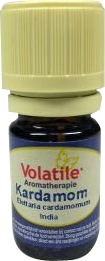 Foto van Volatile kardamom india 2.5ml via drogist