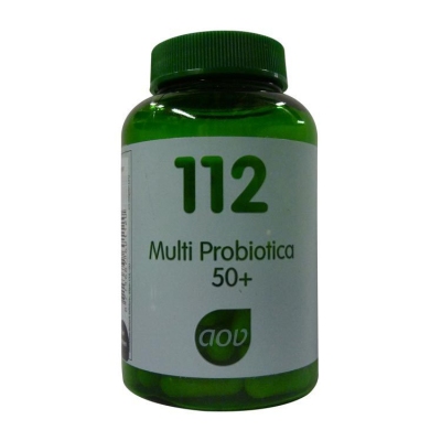 Foto van Aov 112 multi probiotica 50 plus 60cap via drogist