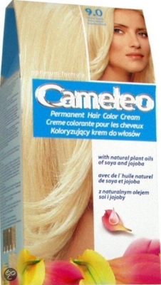 Cameleo haarkleuring permanente creme kleuring natuurlijk blond 9.0 1 stuk  drogist