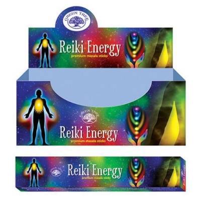 Foto van Green tree wierook reiki energy 15g via drogist